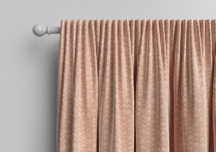 Rolling Hills Velvet, Apricot - Made to Measure Curtains - Image 10